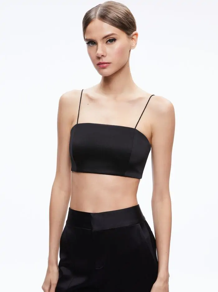 SASHA THIN STRAP CROP TOP